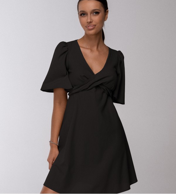 Платье с рукавами Энджи чёрный
